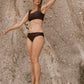 Scallop Reversible Mid Waist Bikini Bottoms Moorea
