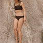 Scallop Reversible Mid Waist Bikini Bottoms Moorea