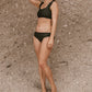 Scallop Reversible Mid Waist Bikini Bottoms Moorea