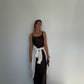 Eco Silk Dress Full Length Cacao