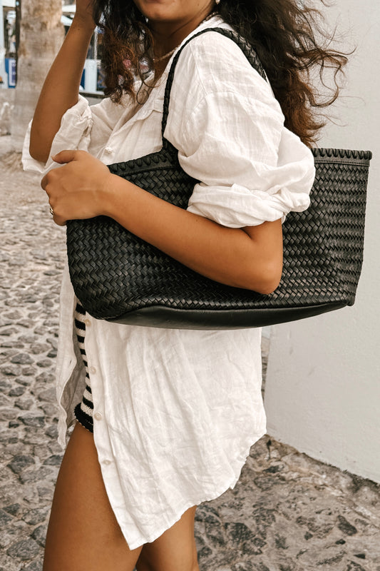 Your Boyfriends White Linen Shirt