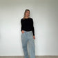 Merino Cashmere Slim Fit Knit Black