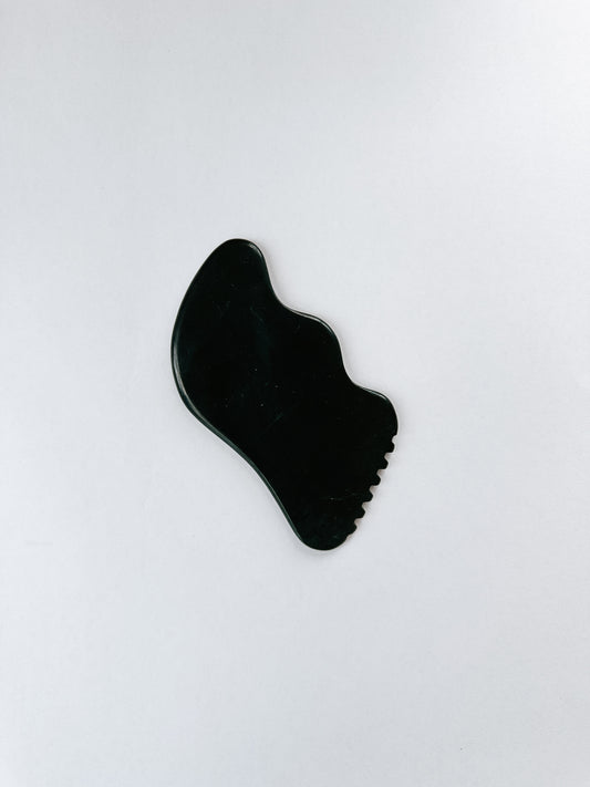 Gua Sha Obsidian Wave