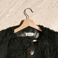 Teddy Wool Coat Black