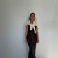 Eco Silk Dress Full Length Cacao