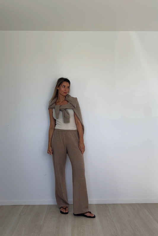 Pure Cashmere Lounge Pants Oatmeal