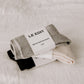 Merino Cashmere Lounge Socks Crème