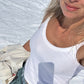 Coconut Ribbed Singlet