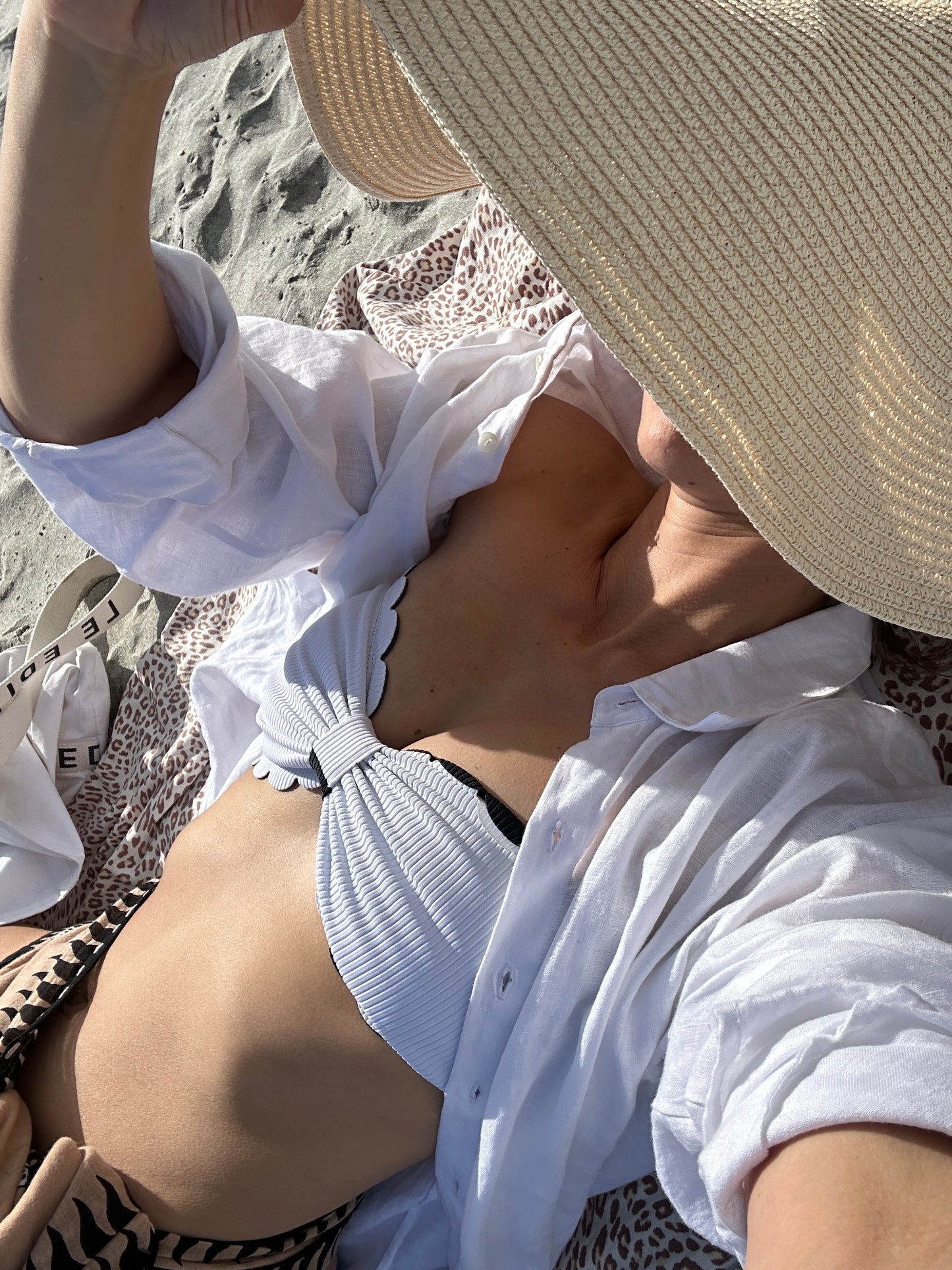 Your Boyfriends White Linen Shirt