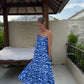Clam Shell Wrap Skirt Dress