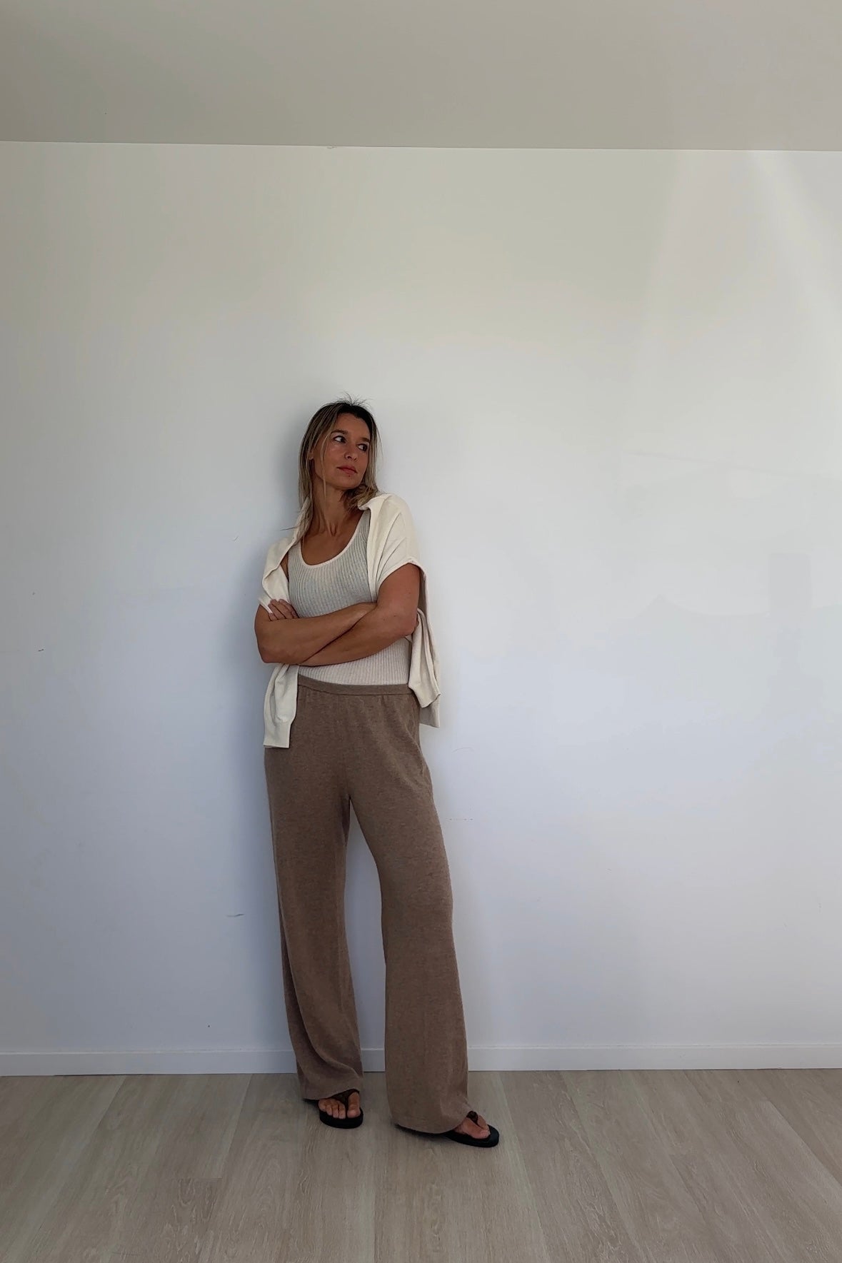 Pure Cashmere Lounge Pants Oatmeal