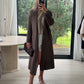Pure Wool Full Length Coat Cocoa