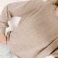 Boyfriend Pure Cashmere Crew Neck Jumper Oatmeal