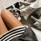 Dia Knit Skirt Black & White