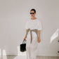 Organic Cotton Boyfriend Tee White
