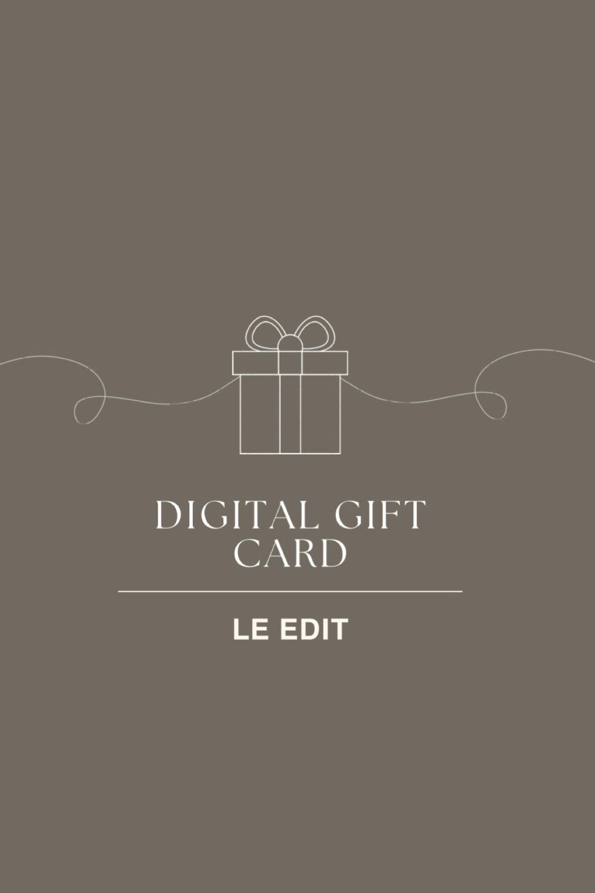 Digital Gift Card