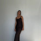 Eco Silk Dress Full Length Cacao
