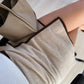 4-Way Cashmere Contrast Wrap Neutrals