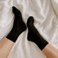 Merino Cashmere Lounge Socks Black