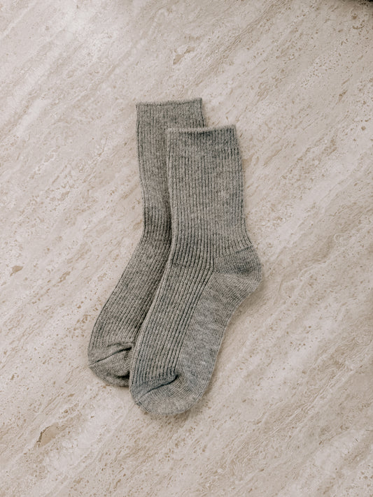 Merino Cashmere Lounge Socks Marle