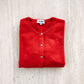 Pure Cashmere Cardigan Cherry Red
