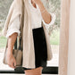 Linen Skorts Black