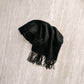 Black Pure Cashmere Scarf
