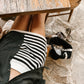 Dia Knit Skirt Black & White