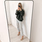 Storm Grey Boyfriend Pure Cashmere Crew Neck Jumper