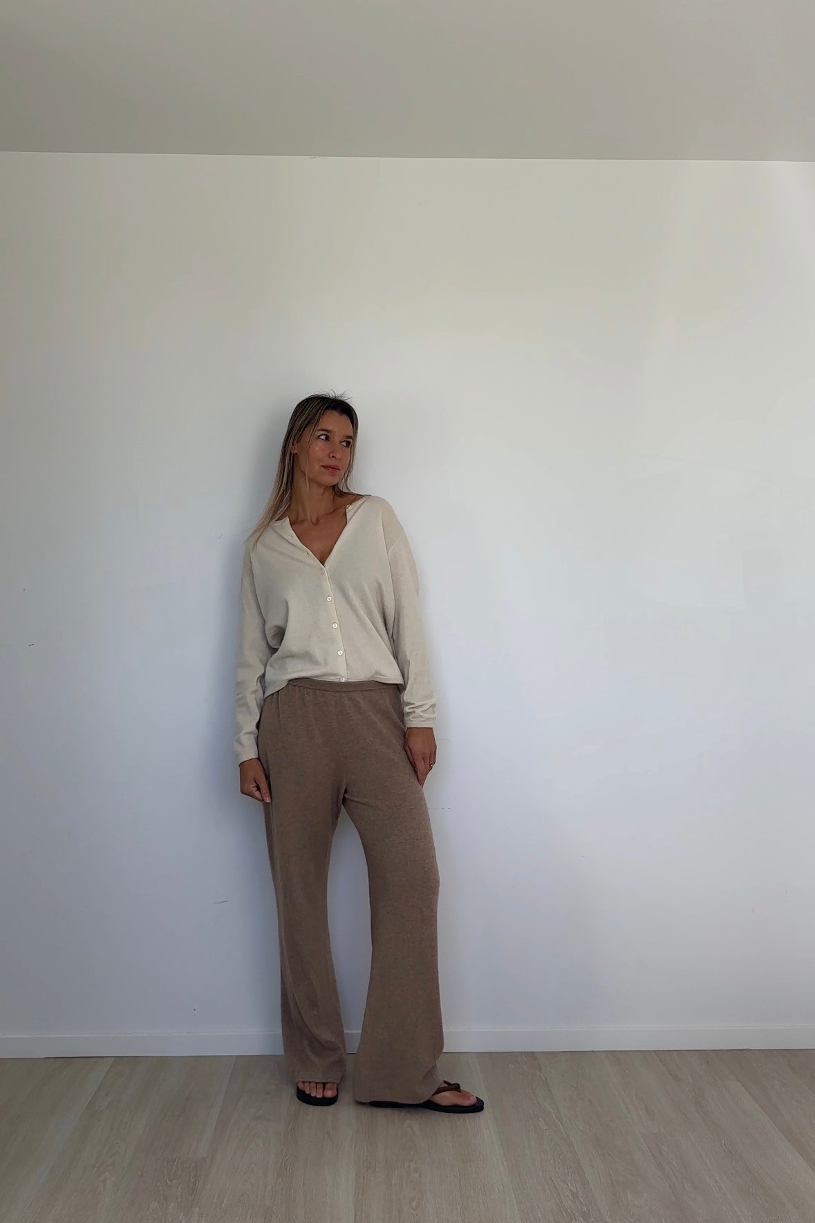 Pure Cashmere Lounge Pants Oatmeal