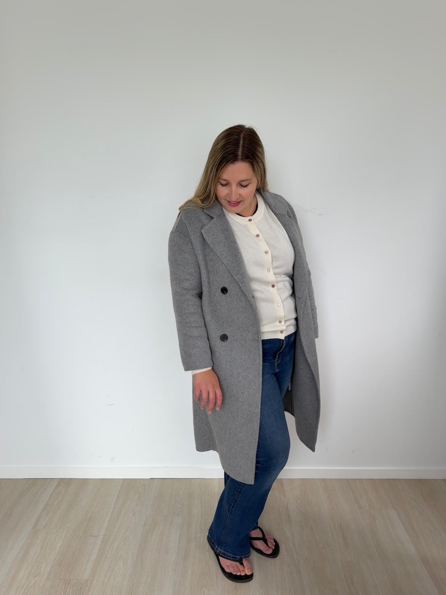 Coconut Pure Merino Cardigan