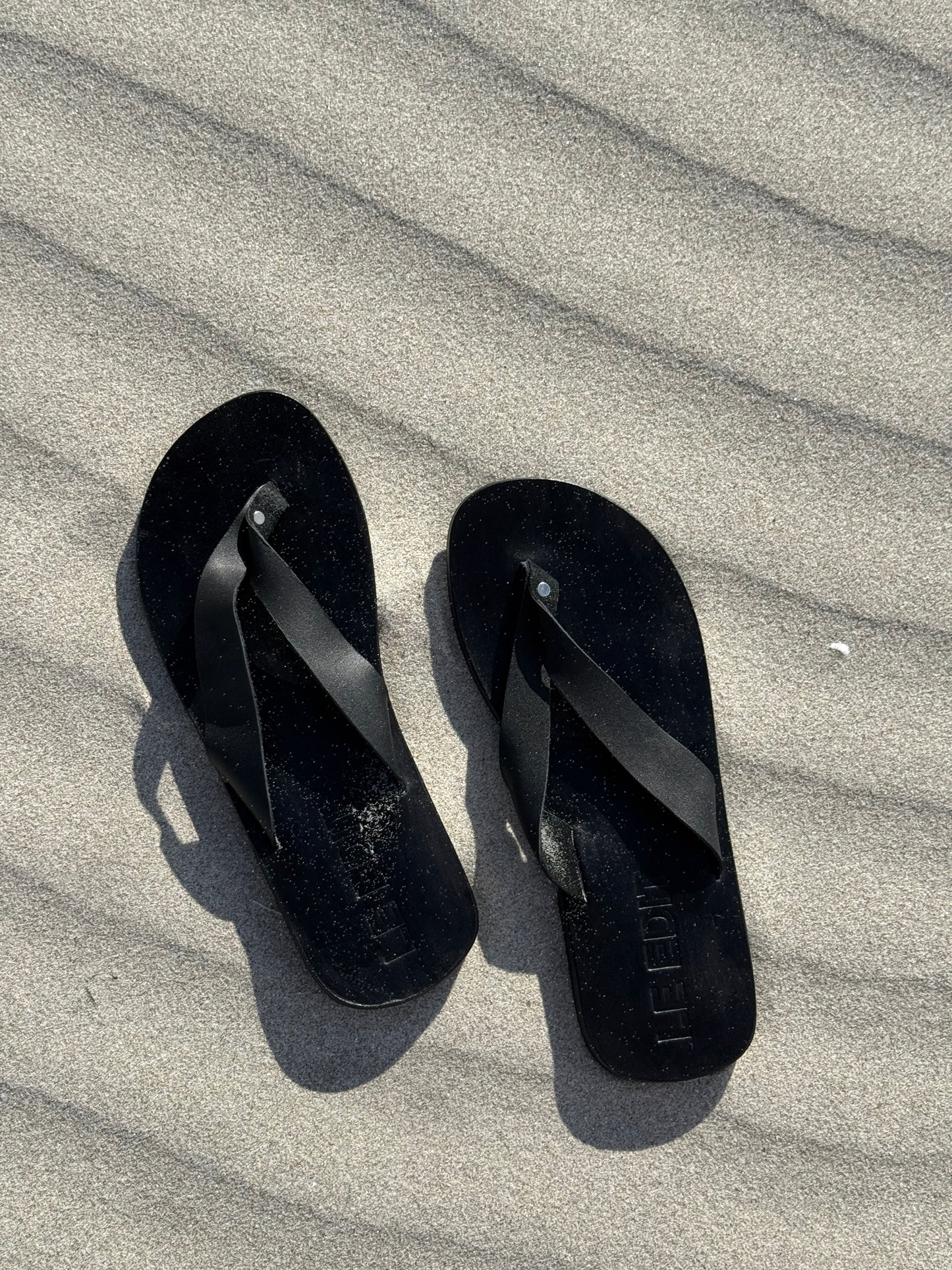 Classic Leather Sandals Black