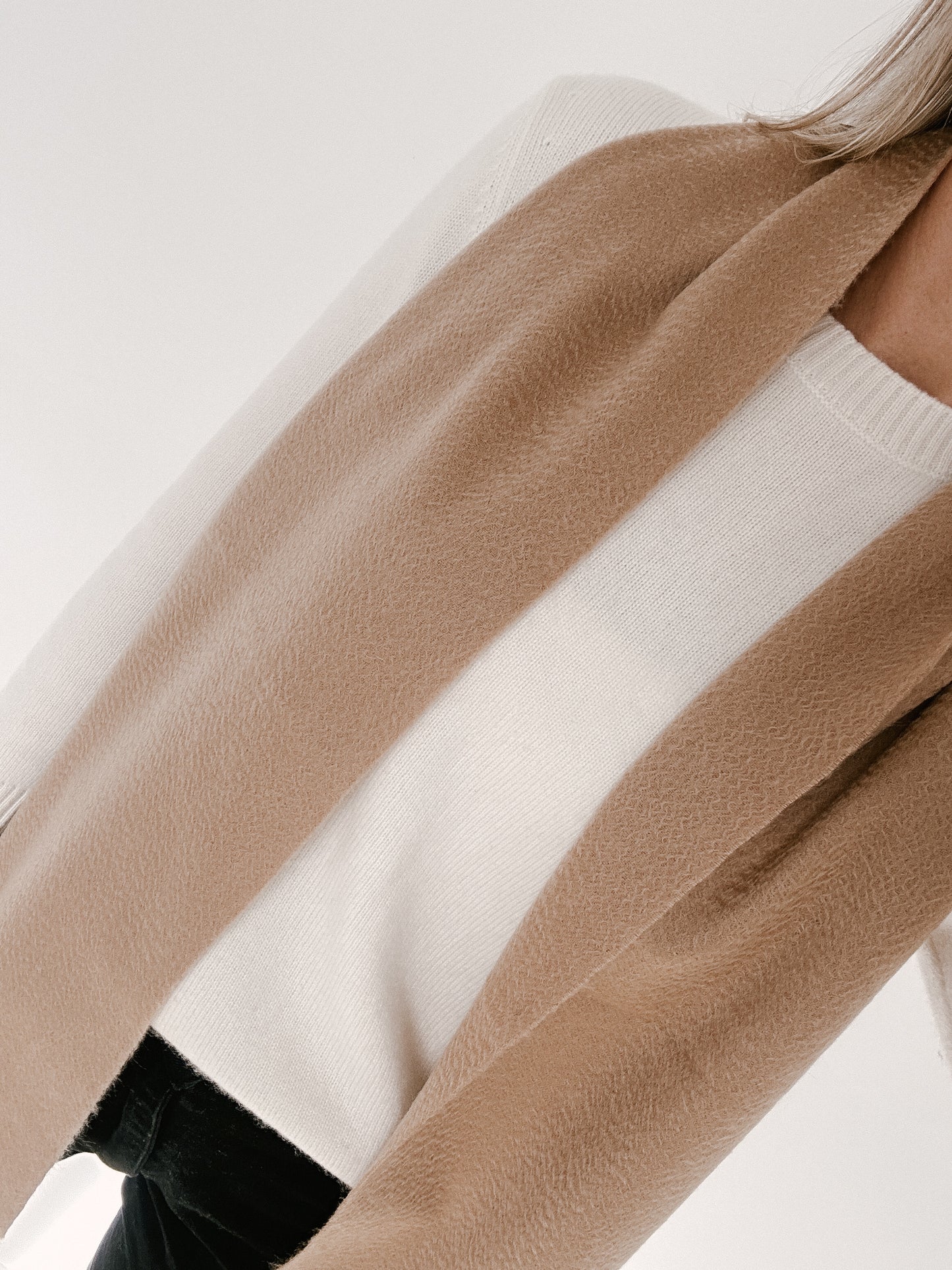 Cocoa Pure Cashmere Scarf