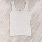 Pure Cashmere Ribbed Tank Coconut