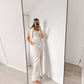 Pure Cashmere Ribbed Tank Coconut