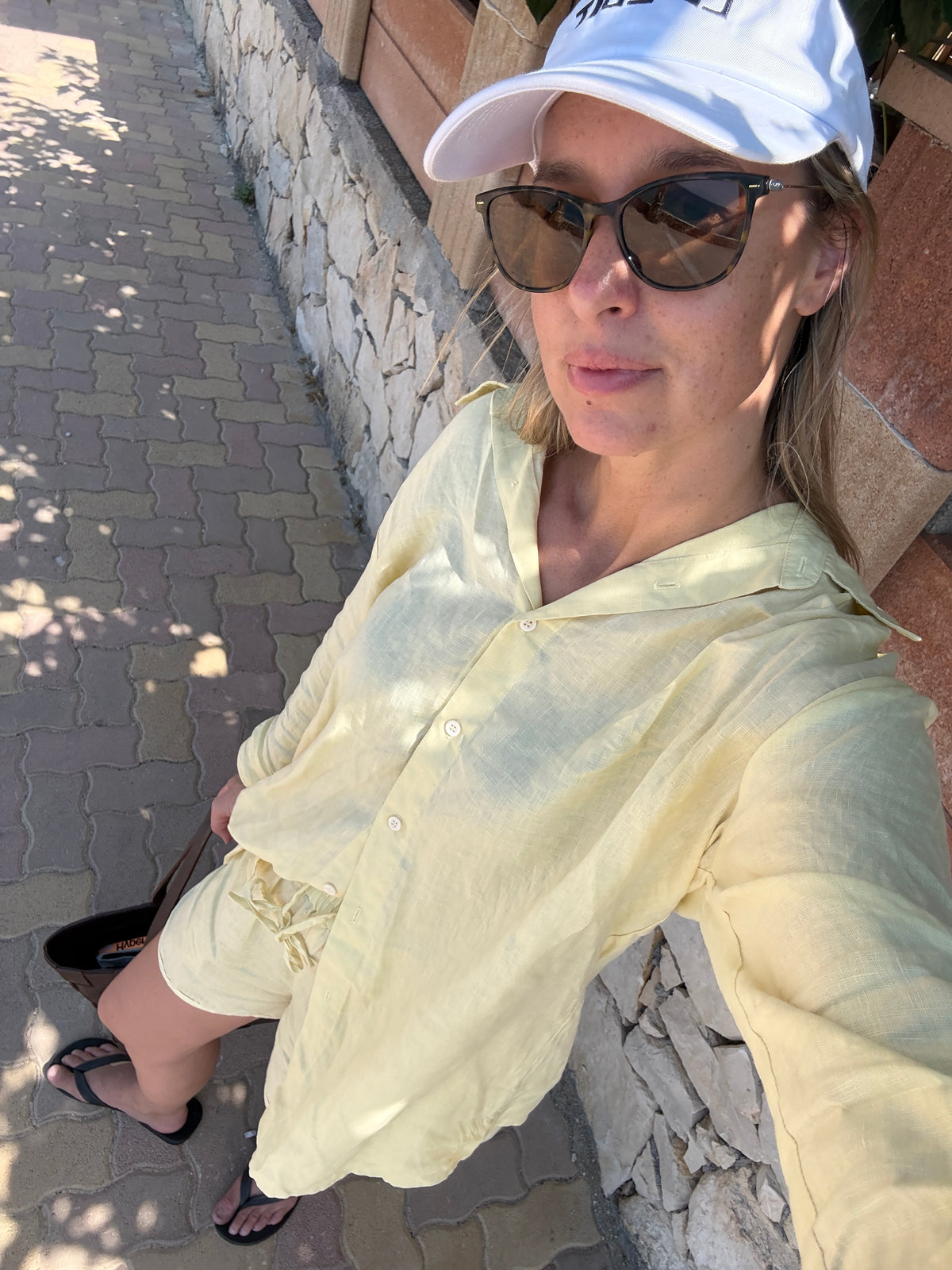 Your Boyfriends Linen Shirt Butter