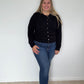 Black Pure Cashmere Cardigan