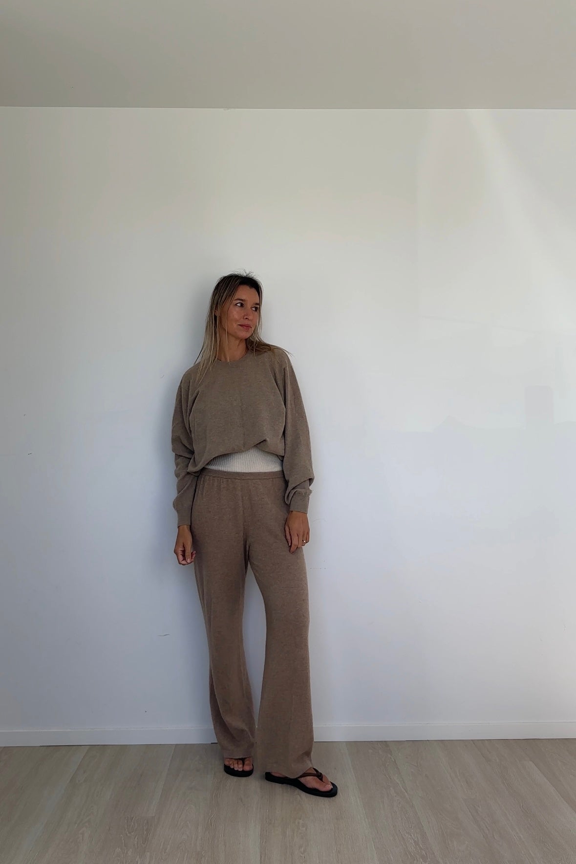 Pure Cashmere Lounge Pants Oatmeal