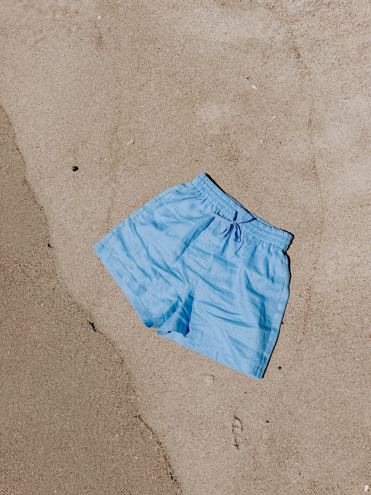 Sky Linen Shorts