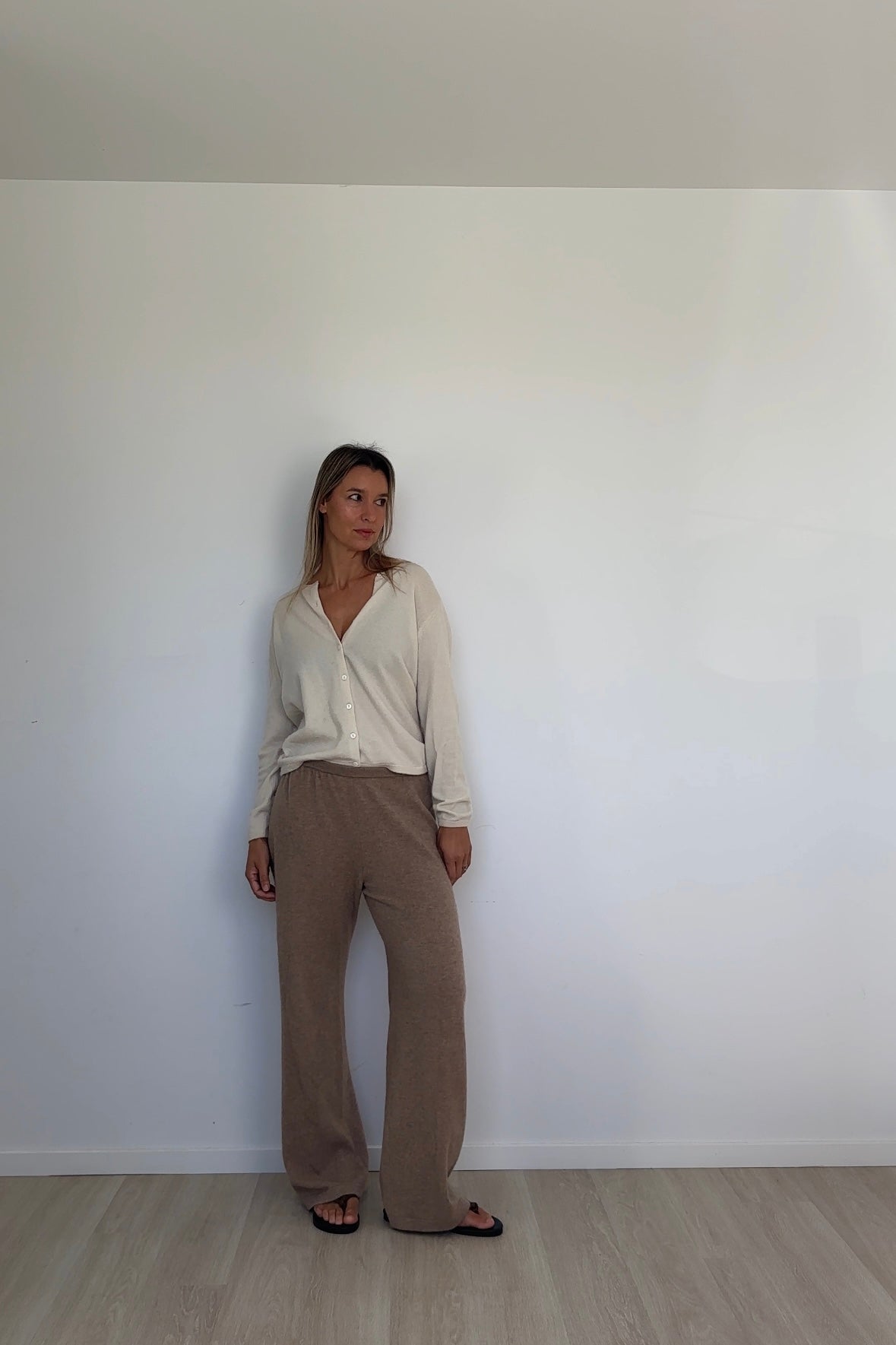 Pure Cashmere Lounge Pants Oatmeal