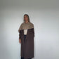 Oatmeal Pure Cashmere Tassel Scarf