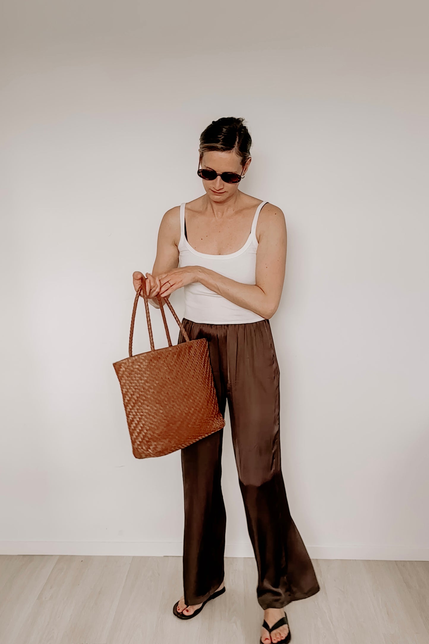 Eco Silk Pants Cacao