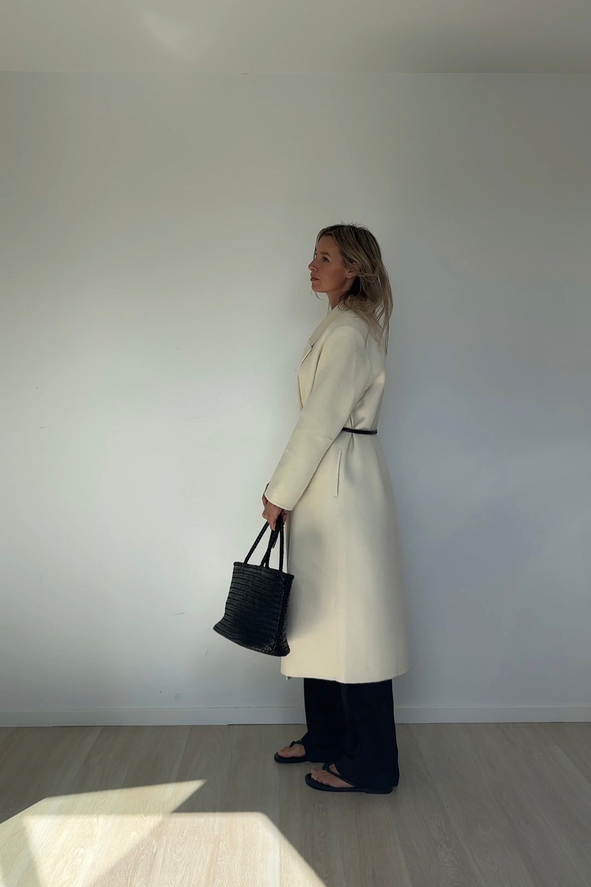 Pure Wool Full Length Coat