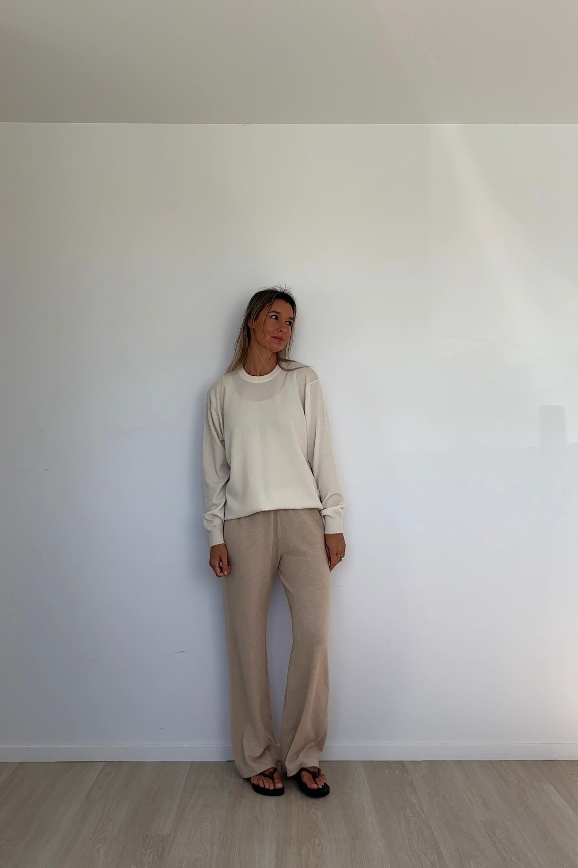 Pure Cashmere Lounge Pants Vanille