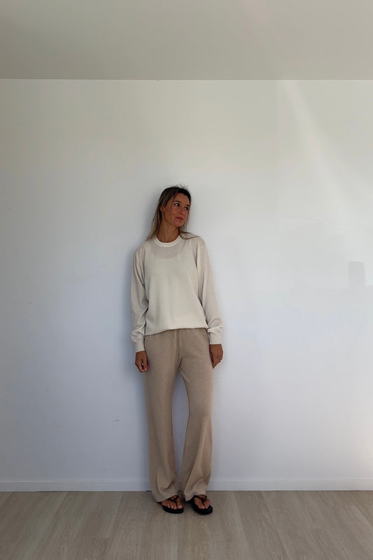Pure Cashmere Lounge Pants Vanille
