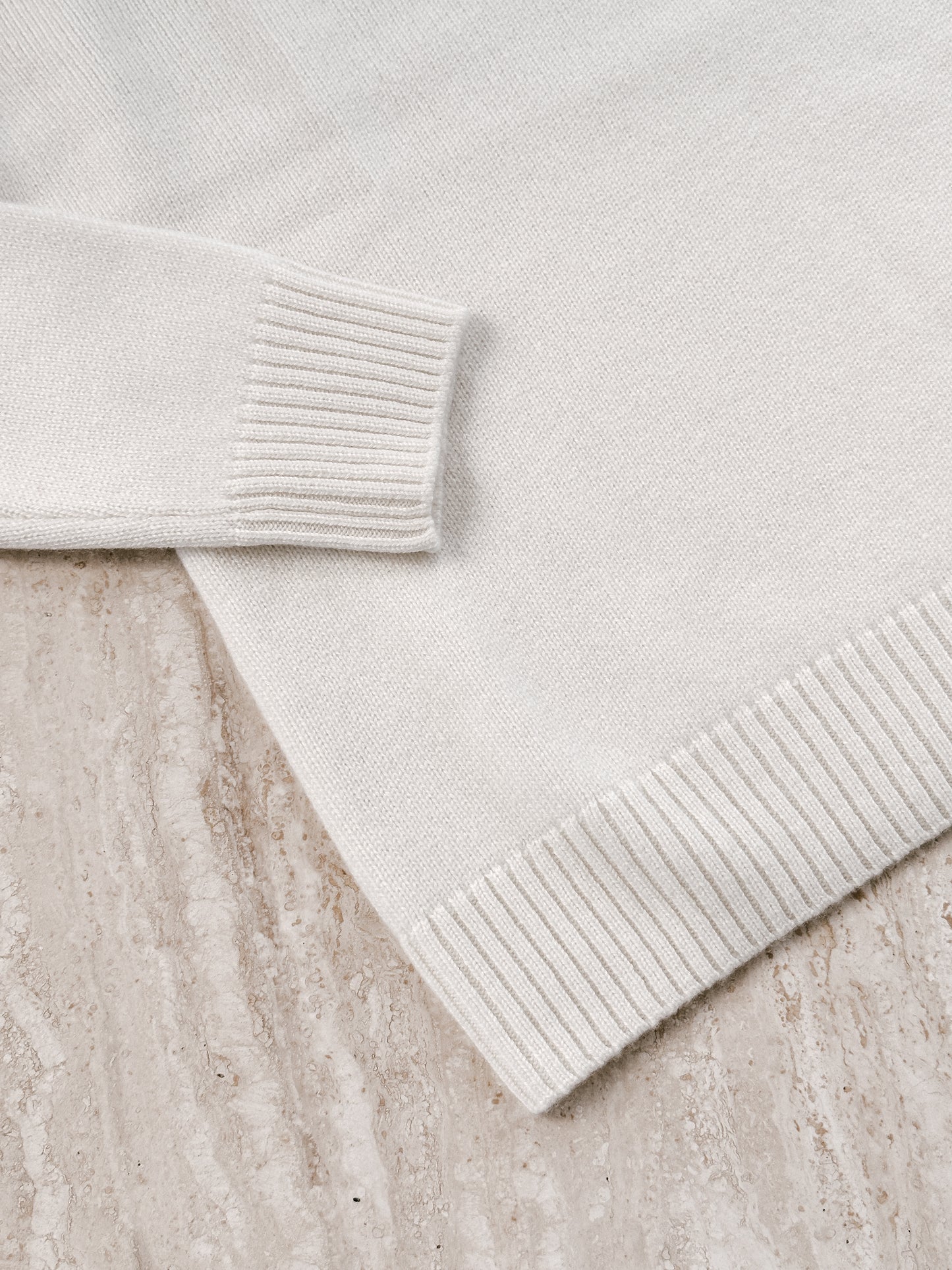 Coconut Pure Merino Crew Neck Jumper