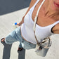 Coconut Ribbed Singlet