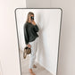 Storm Grey Boyfriend Pure Cashmere Crew Neck Jumper
