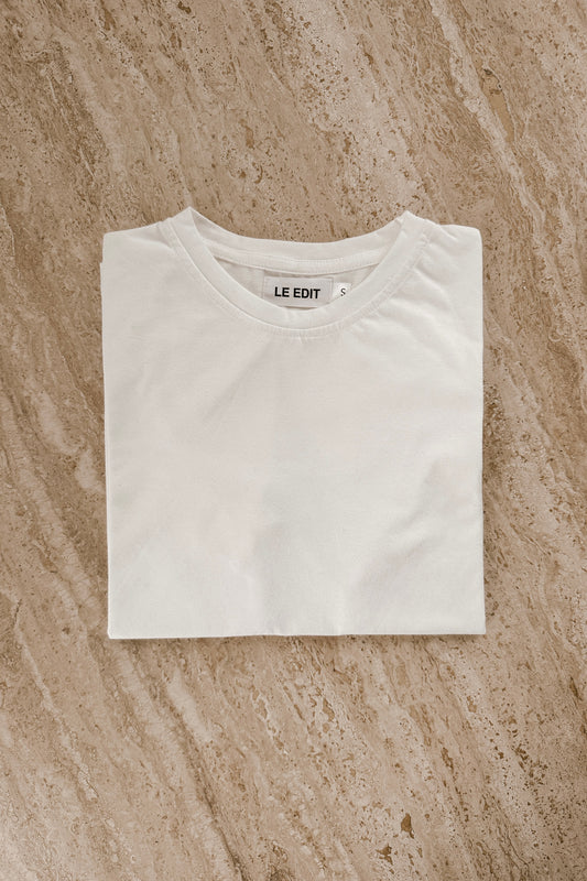 Organic Cotton Classic Box Tee White