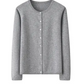 Marle Grey Pure Merino Cardigan